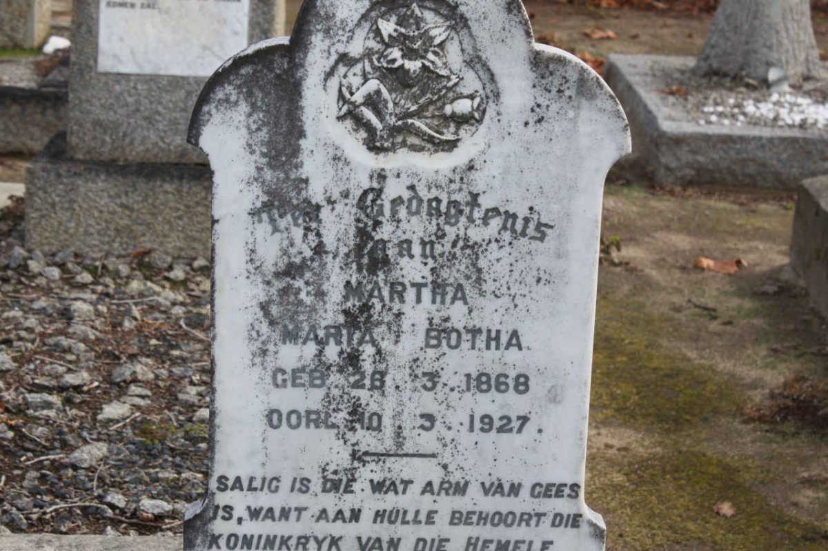 BOTHA Martha Maria 1868-1927