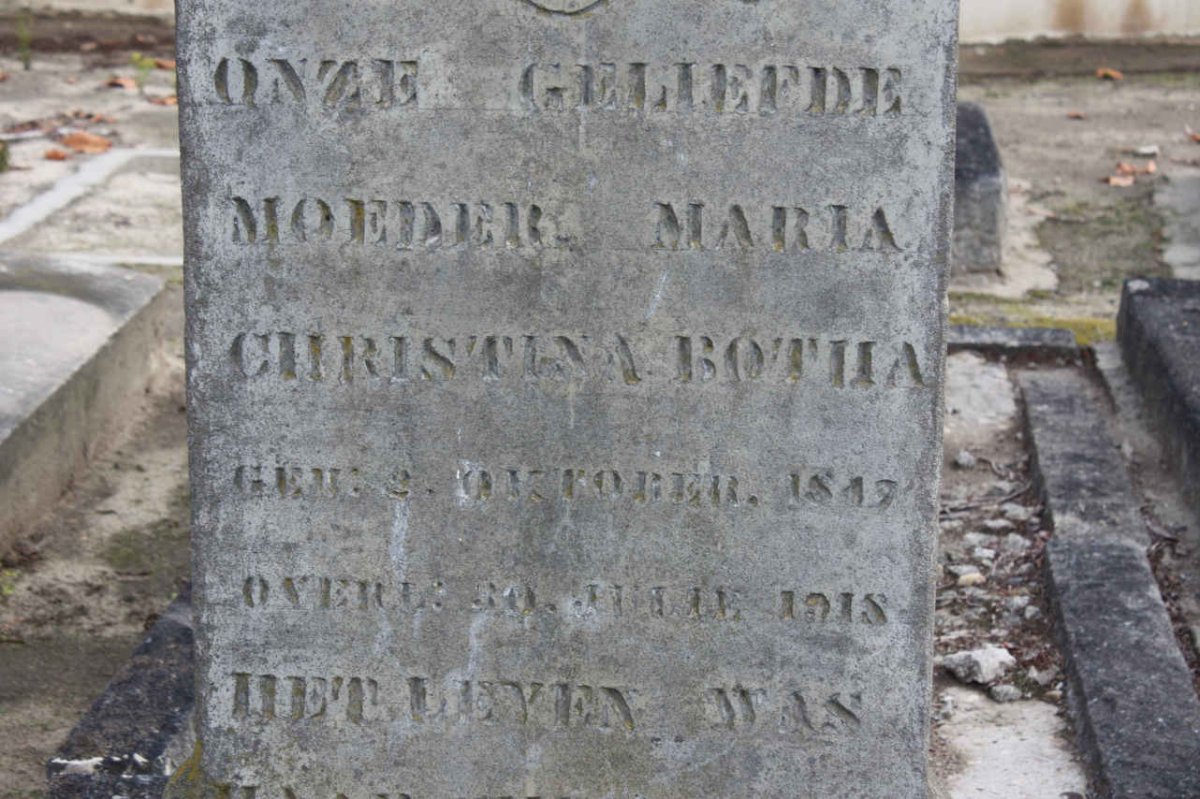 BOTHA Maria Christina 184?-1918