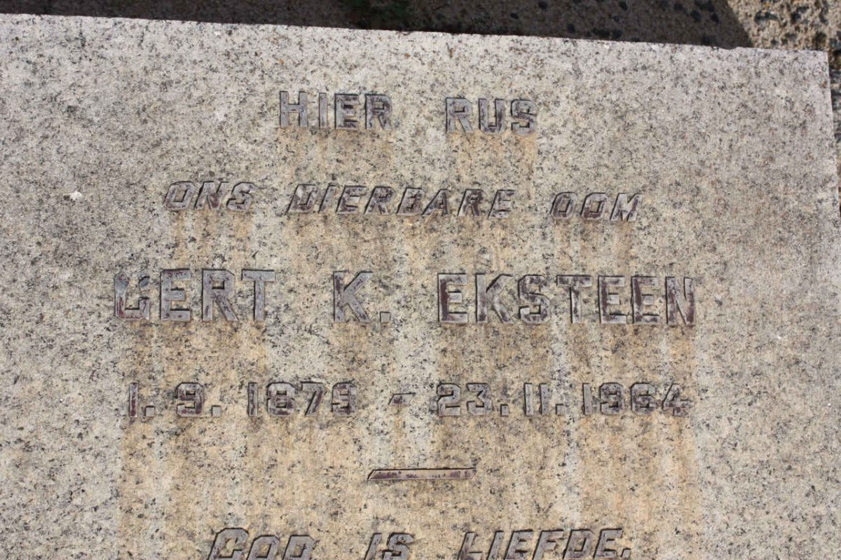 EKSTEEN Gert. K. 1879-1964