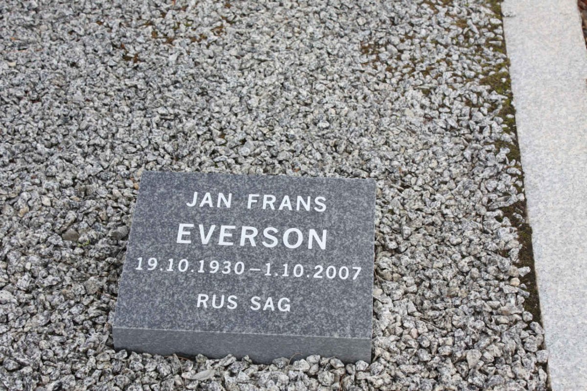 EVERSON Jan Frans 1930-2007