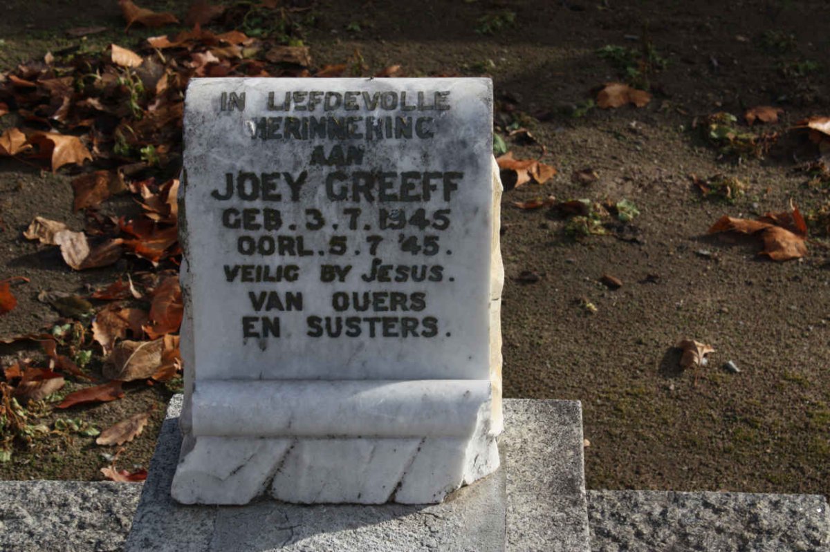 GREEFF Joey 1945-1945