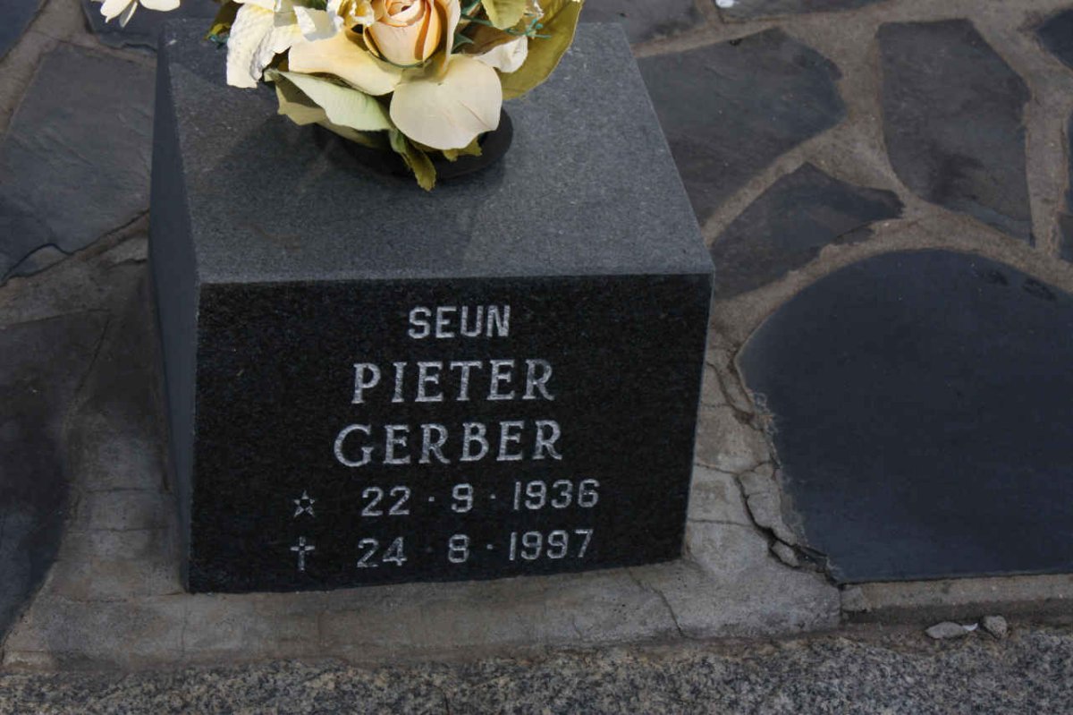 GERBER Pieter 1936-1997