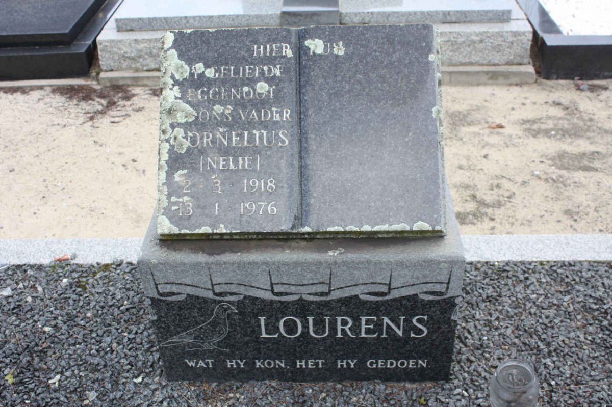 LOURENS Cornelius 1918-1976