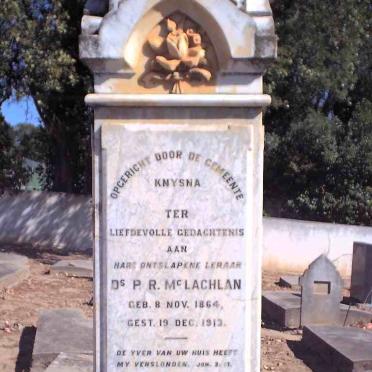 McLACHLAN P.R. 1864-1913