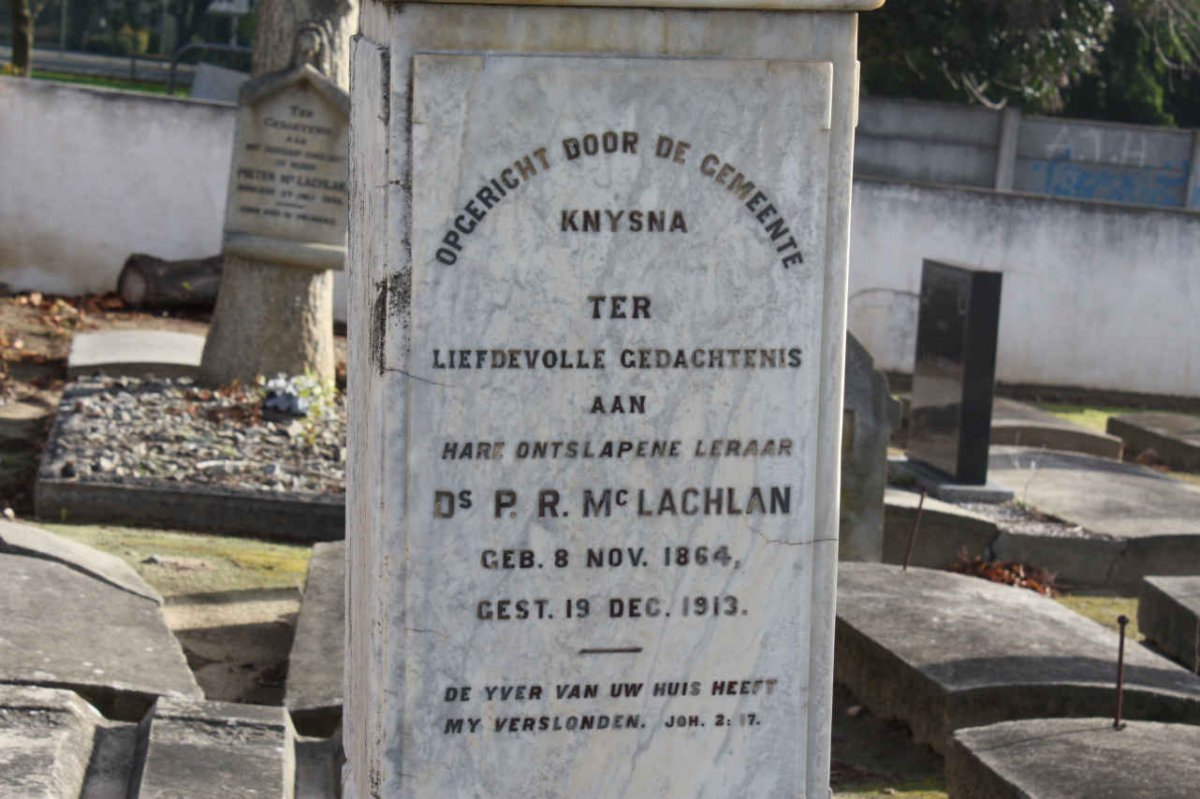Mc LACHLAN P.R. 1864-1913 
