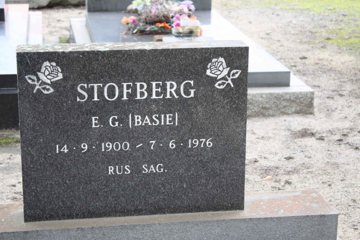 STOFBERG E.G. 1900-1976