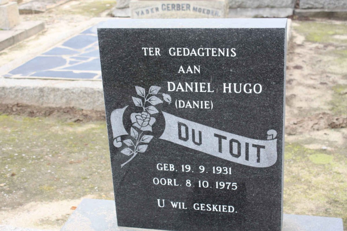 TOIT Daniel Hugo, du 1931-1975