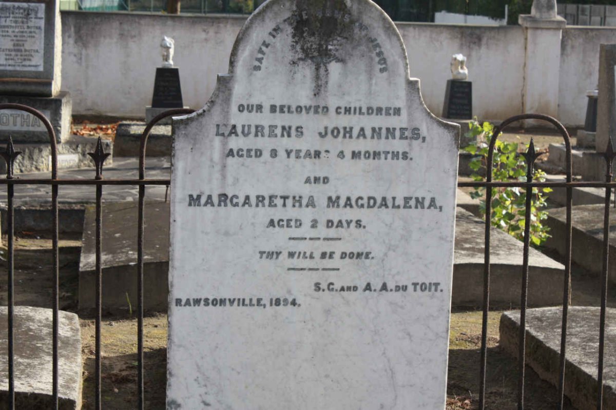 TOIT Laurens Johannes, du :: DU TOIT Margaretha Magdalena