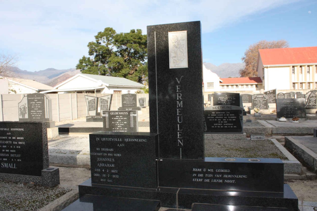 VERMEULEN Johannes Abraham 1922-1970