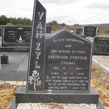 ZYL Gertruida Cornelia, van 1904- 1986