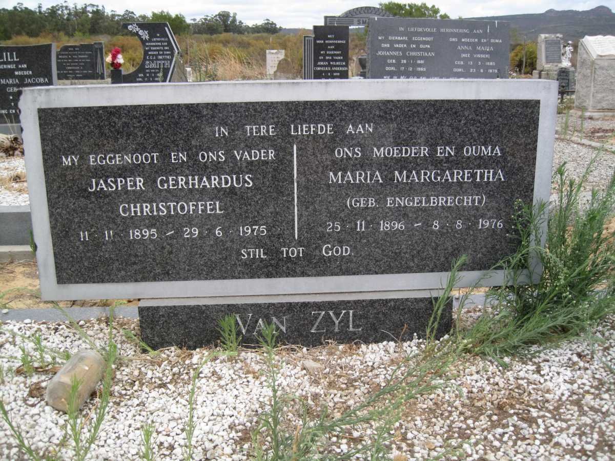 ZYL Jasper Gerhardus Christoffel, van 1895-1975 &amp; Maria Margaretha ENGELBRECHT 1896-1976