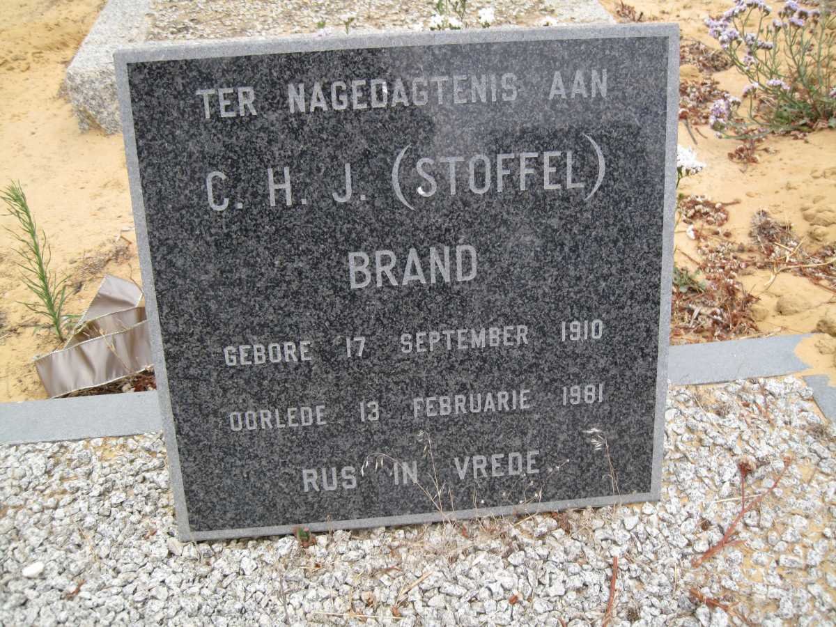 BRAND C.H.J. 1910-1981