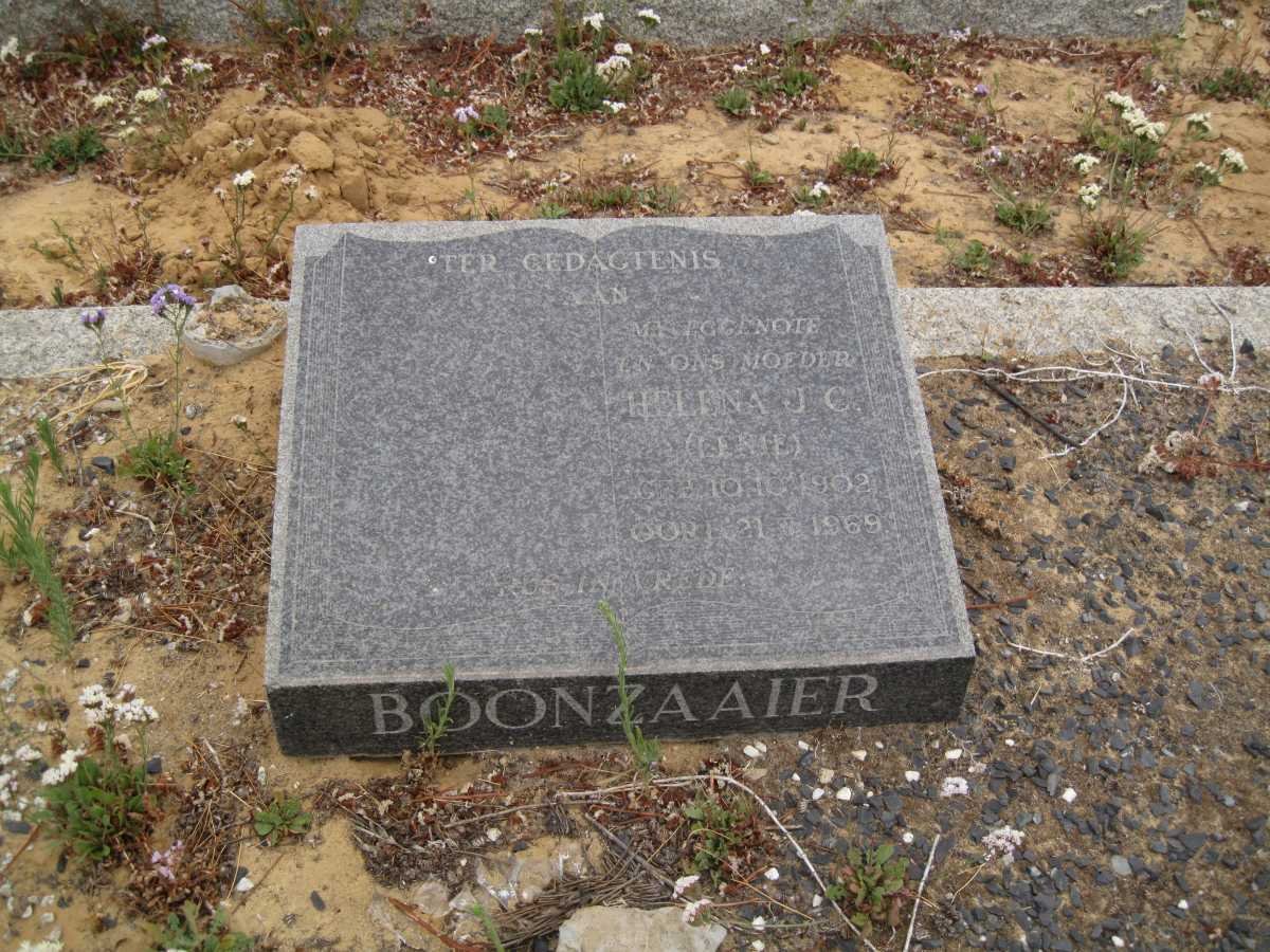 BOONZAAIER Helena J.C. 1902-1969