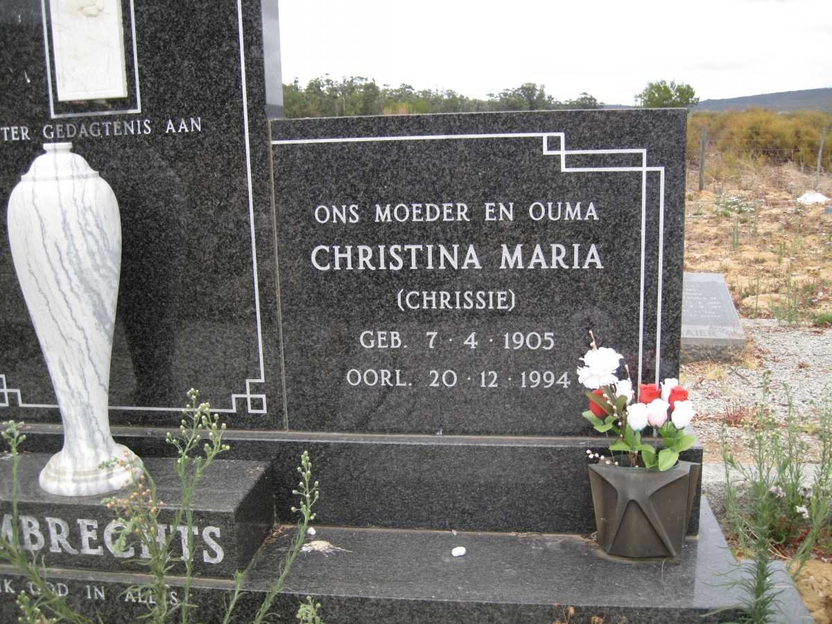 LAMBRECHTS Christina Maria 1905-1994