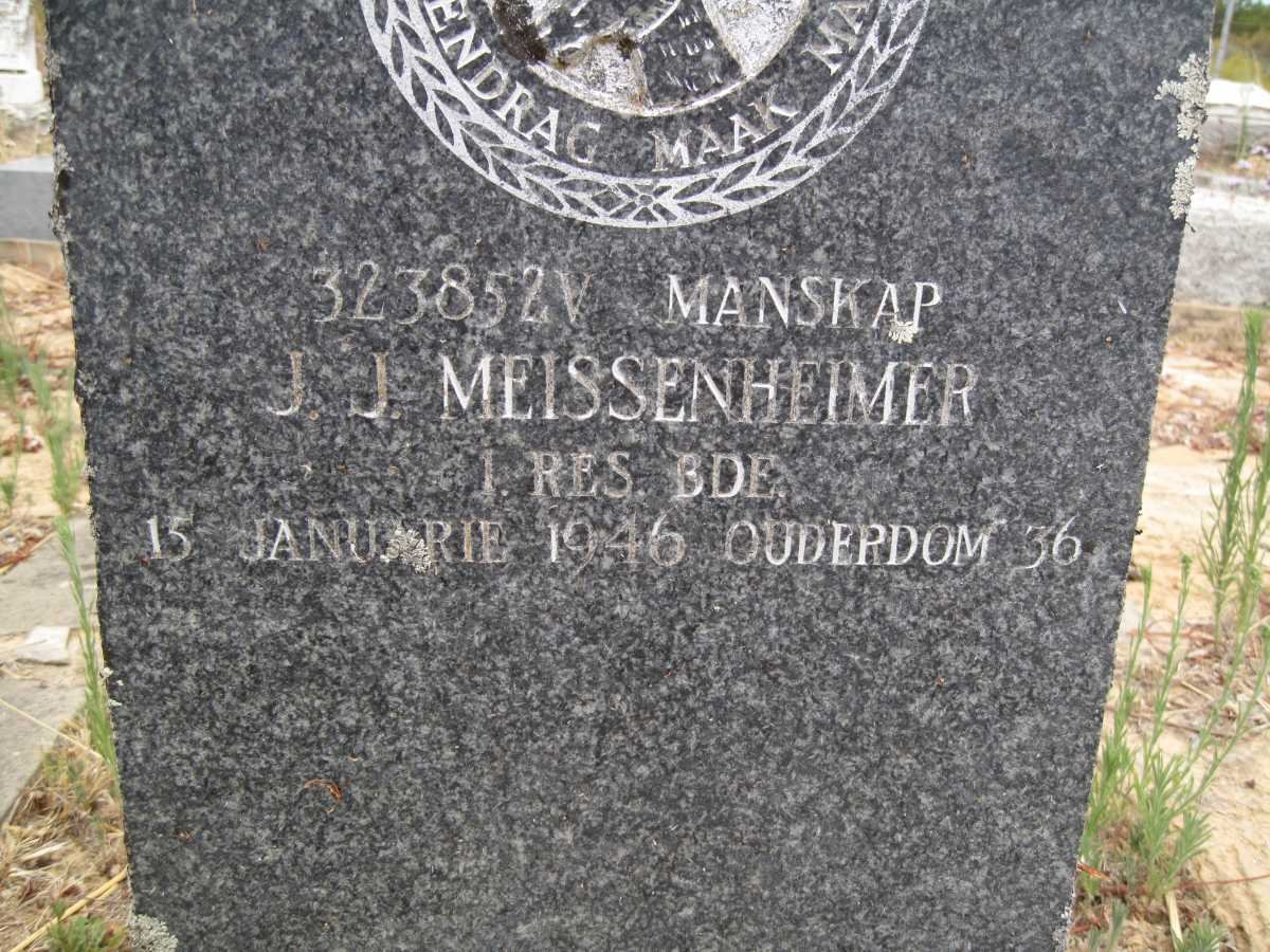 MEISSENHEIMER J.J. -1946