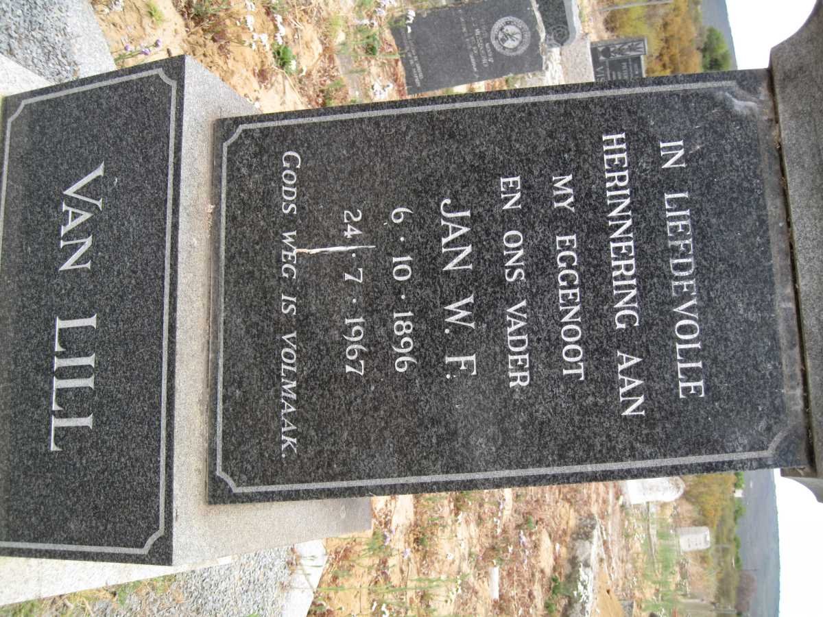 LILL Jan W.F, van 1896-1967