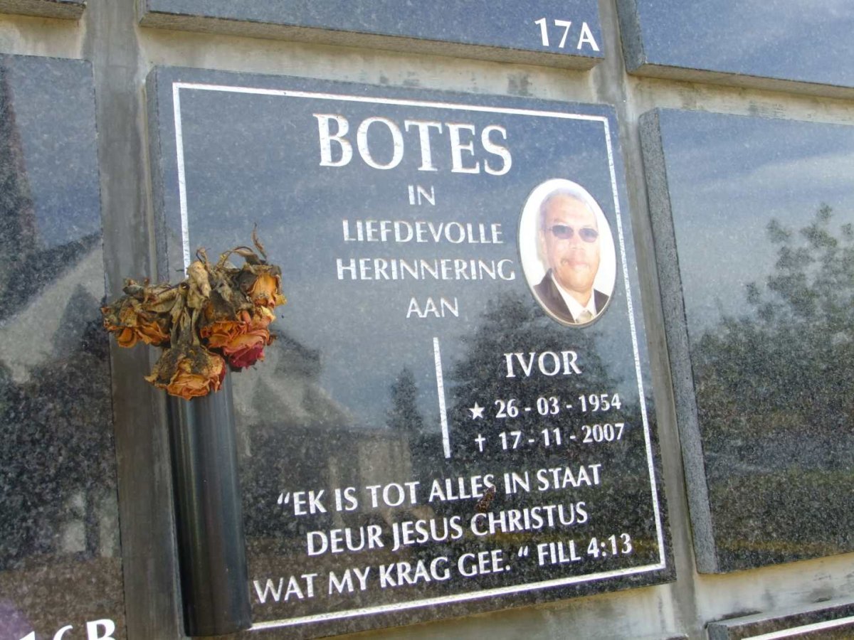 BOTES Ivor 1954-2007
