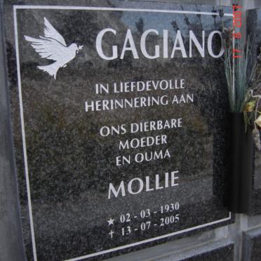 GAGIANO Mollie 1930-2005