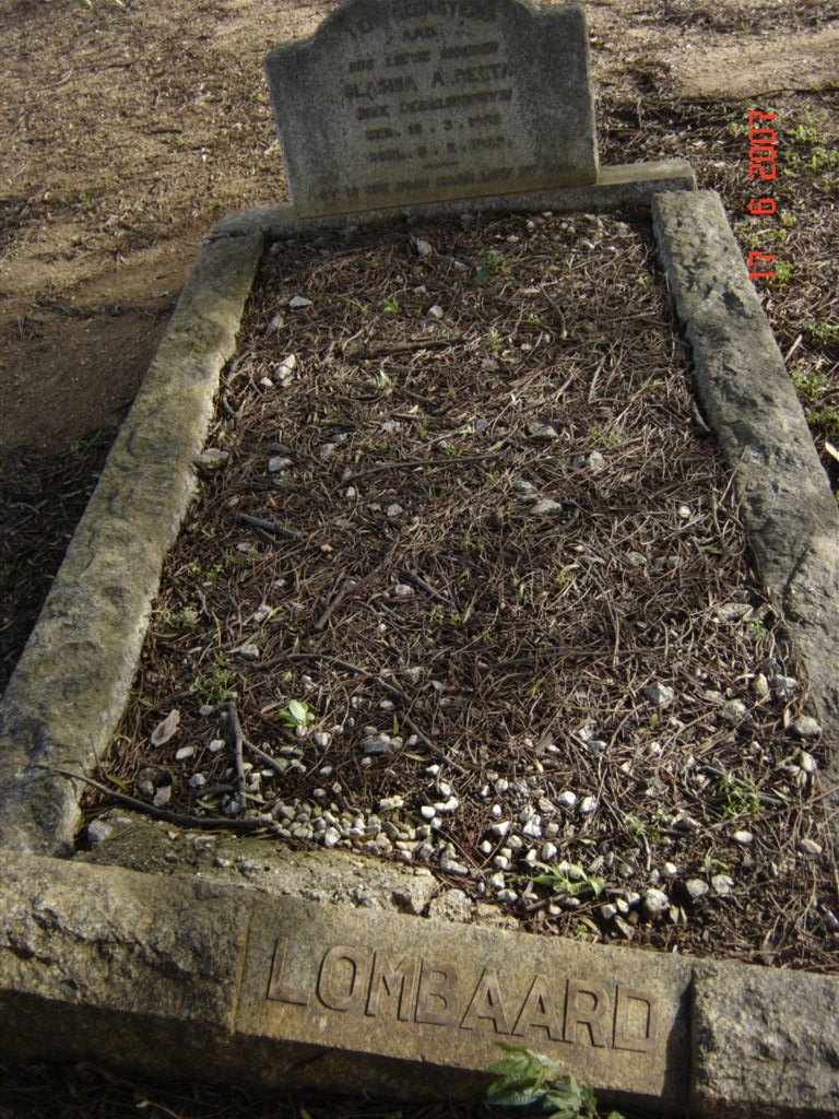 LOMBAARD Clasina Albertha nee REDELINGHUYS 1859-1903 _1