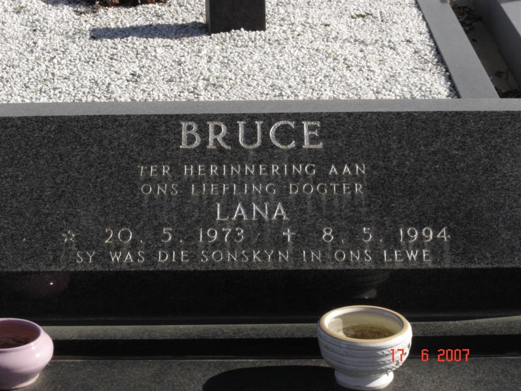 BRUCE Lana 1973-1994