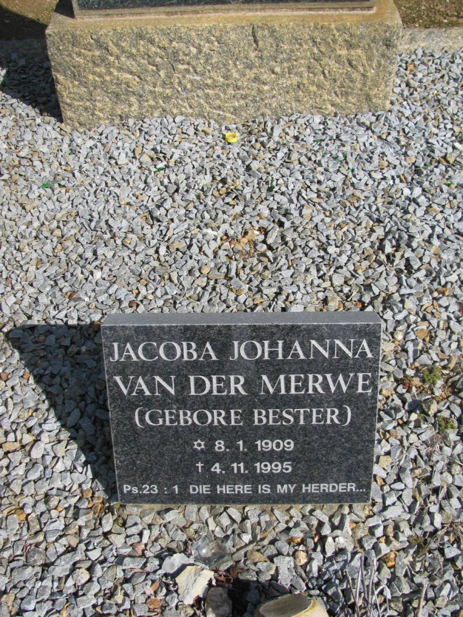 BESTER :: VOS :: BARSDORF :: VAN DER MERWE