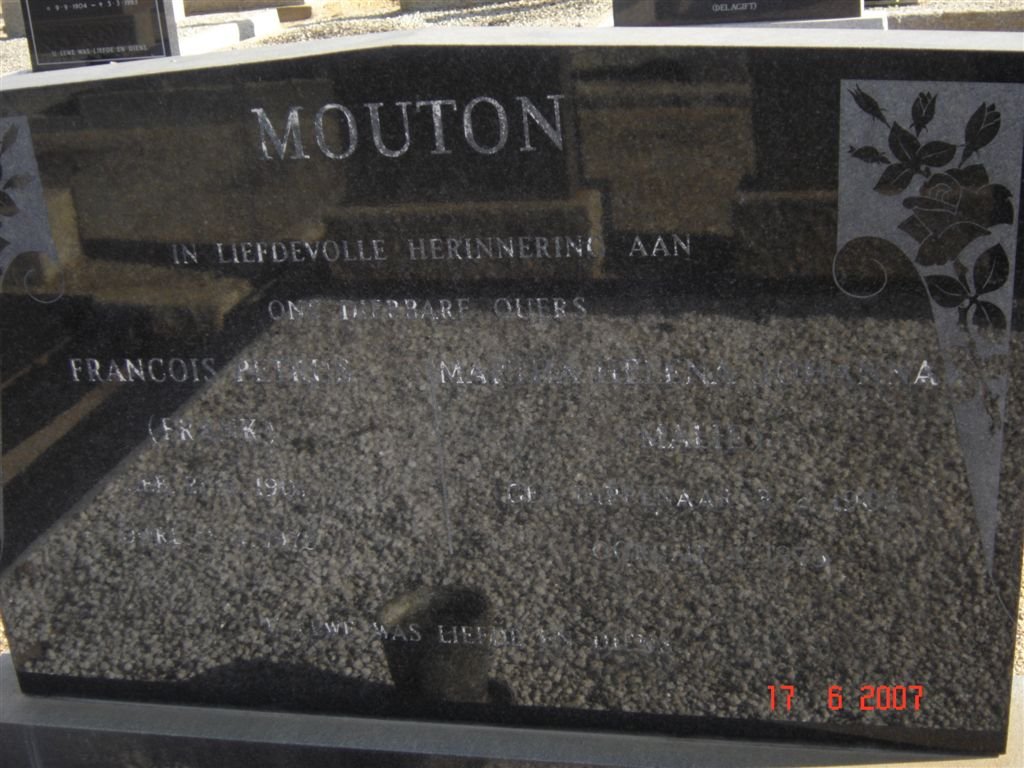 MOUTON Francois &amp; ?