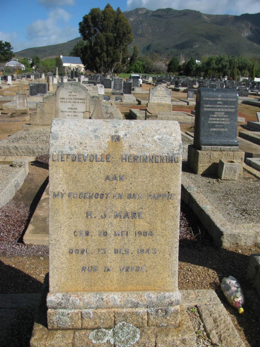 MARE H.J. 1904-1943