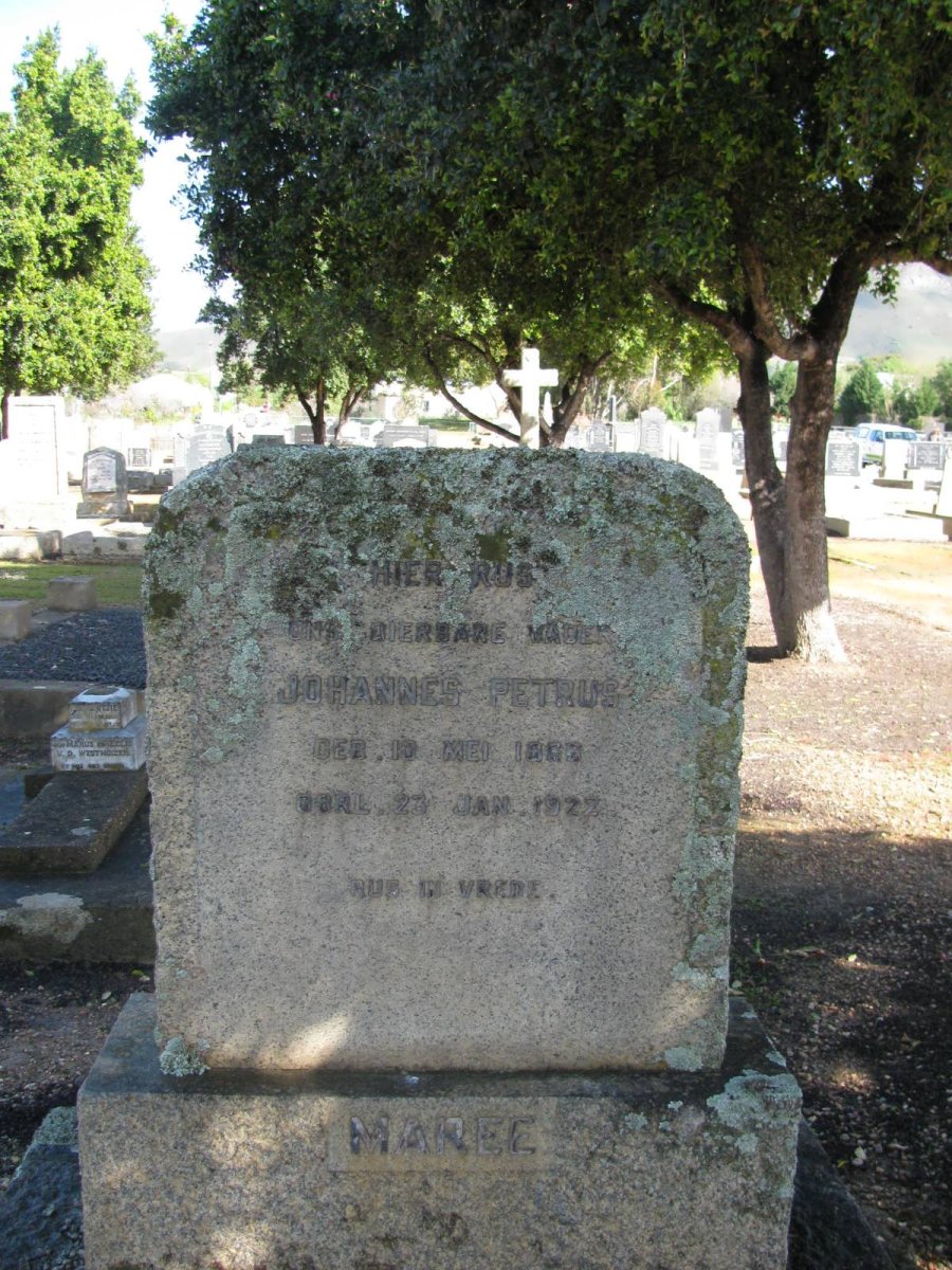 MAREE Johannes Petrus 1866-1922