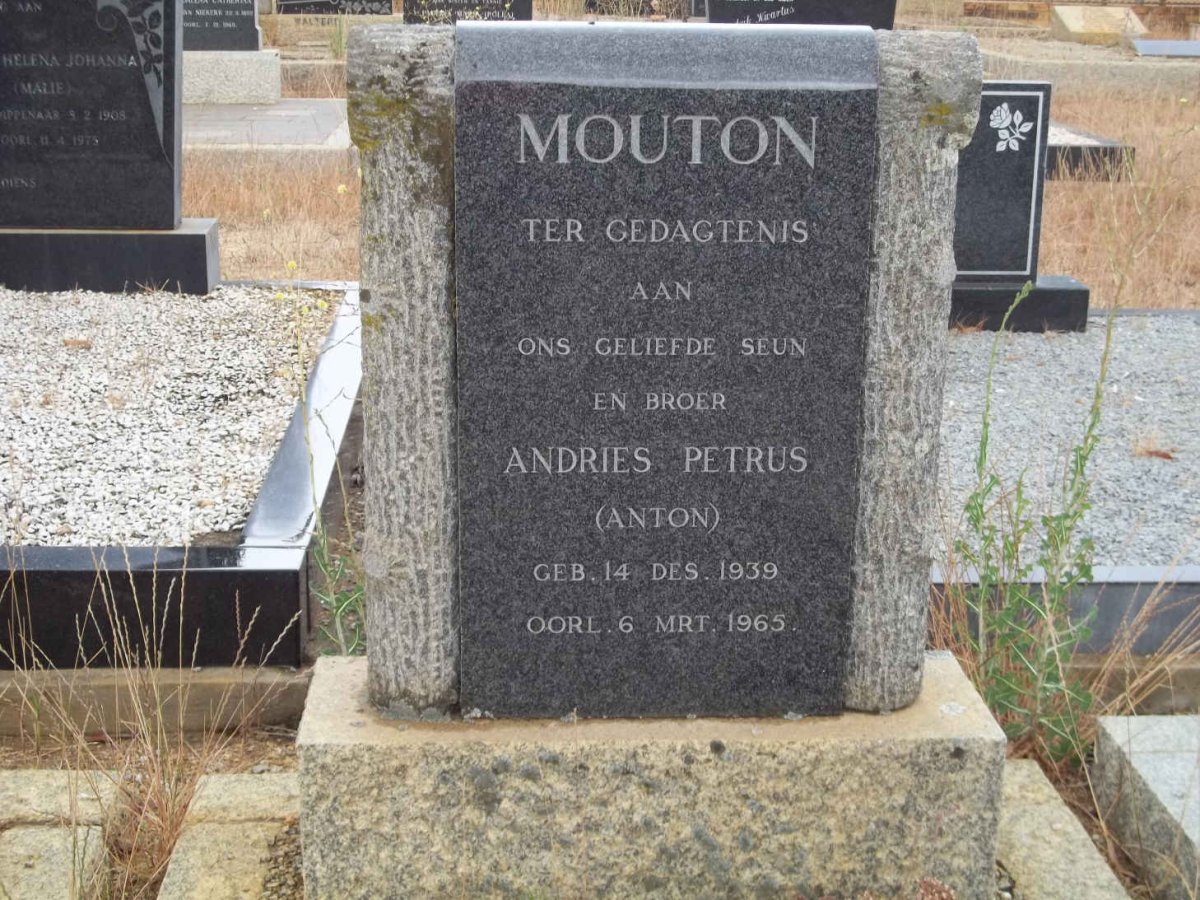 MOUTON Andries Petrus 1939-1965