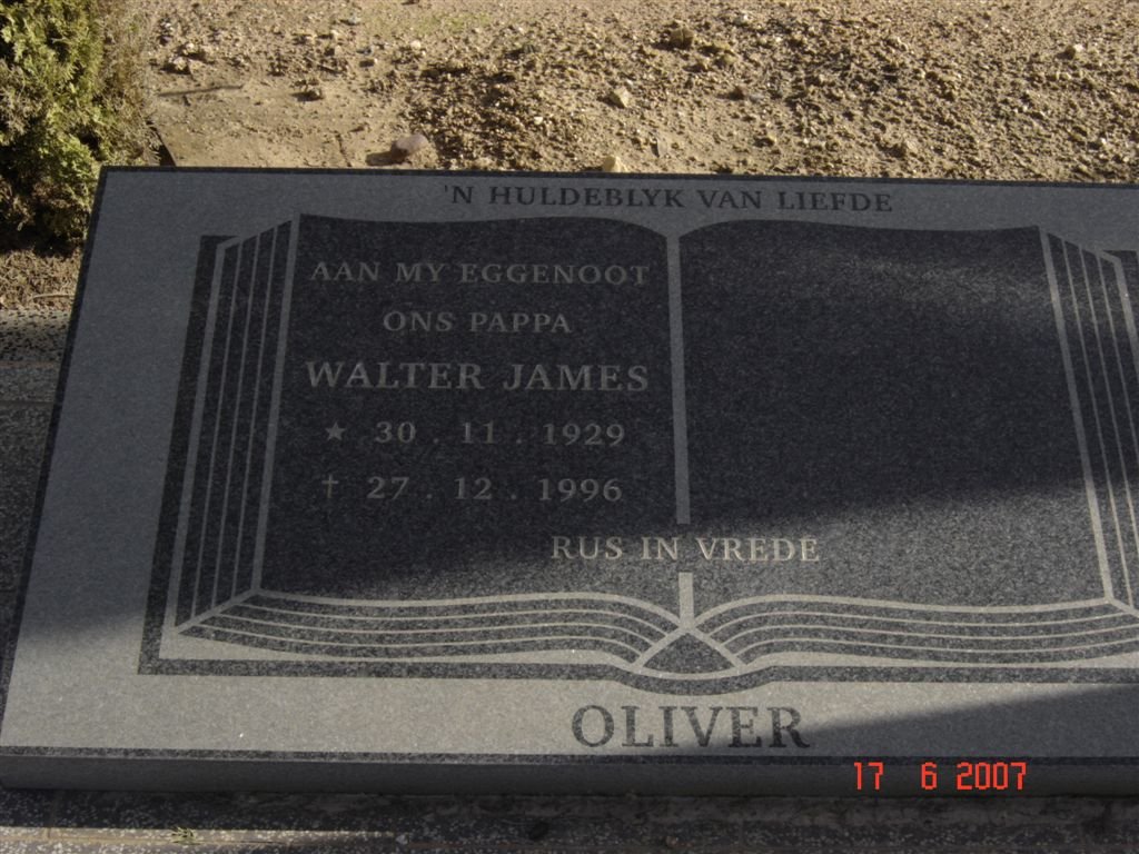 OLIVIER Walter James 1929-1996