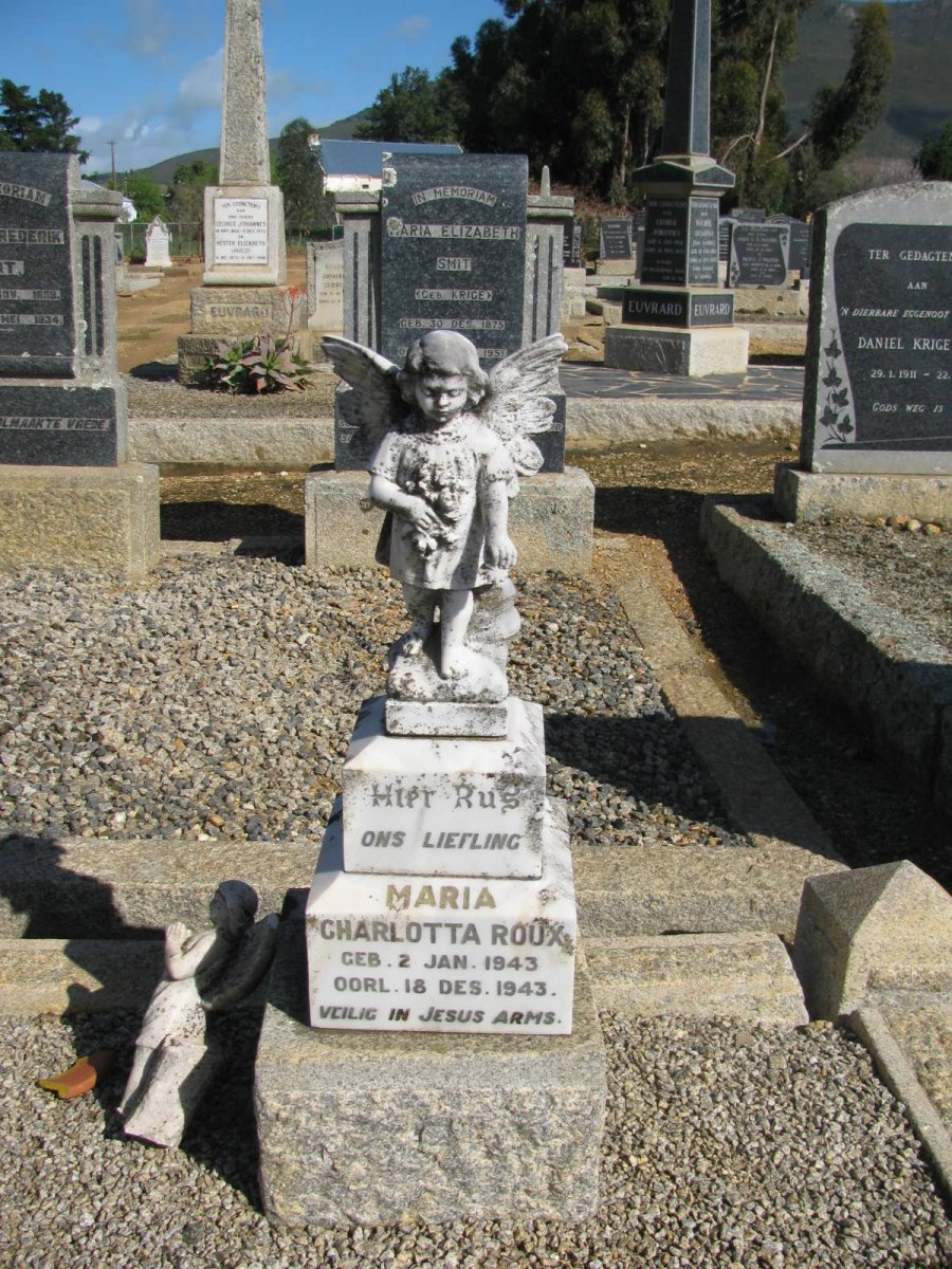 ROUX Pieter Gerhard 1899-1943 :: ROUX Maria Charlotta 1943-1943