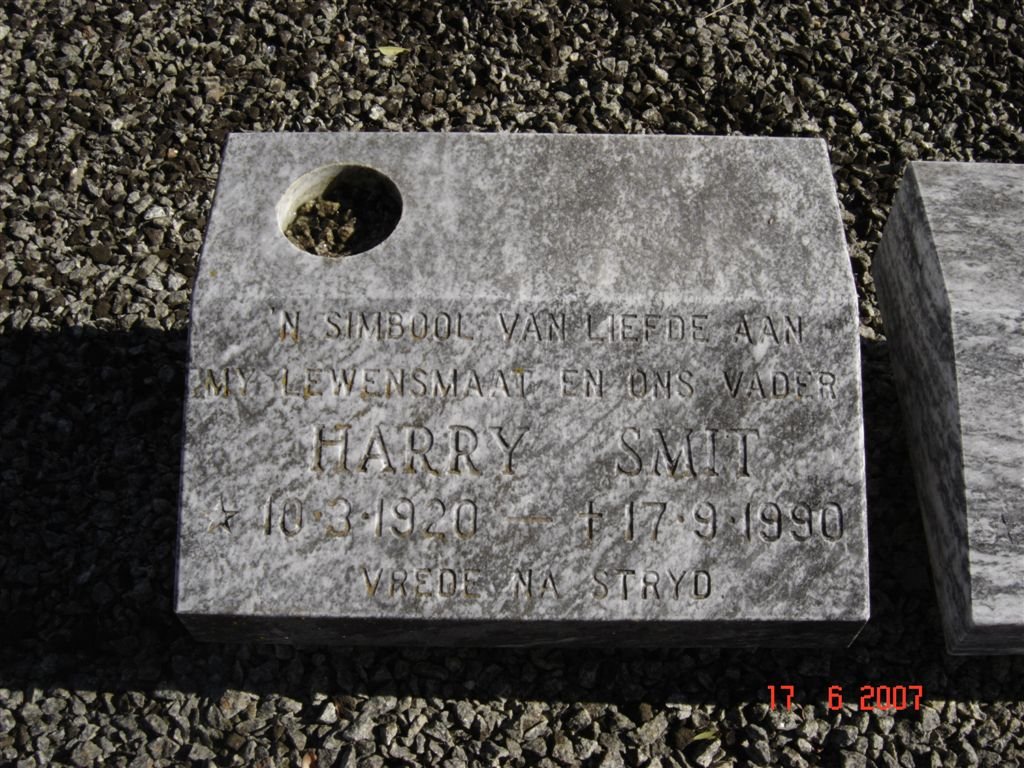SMIT Harry 1920-1990