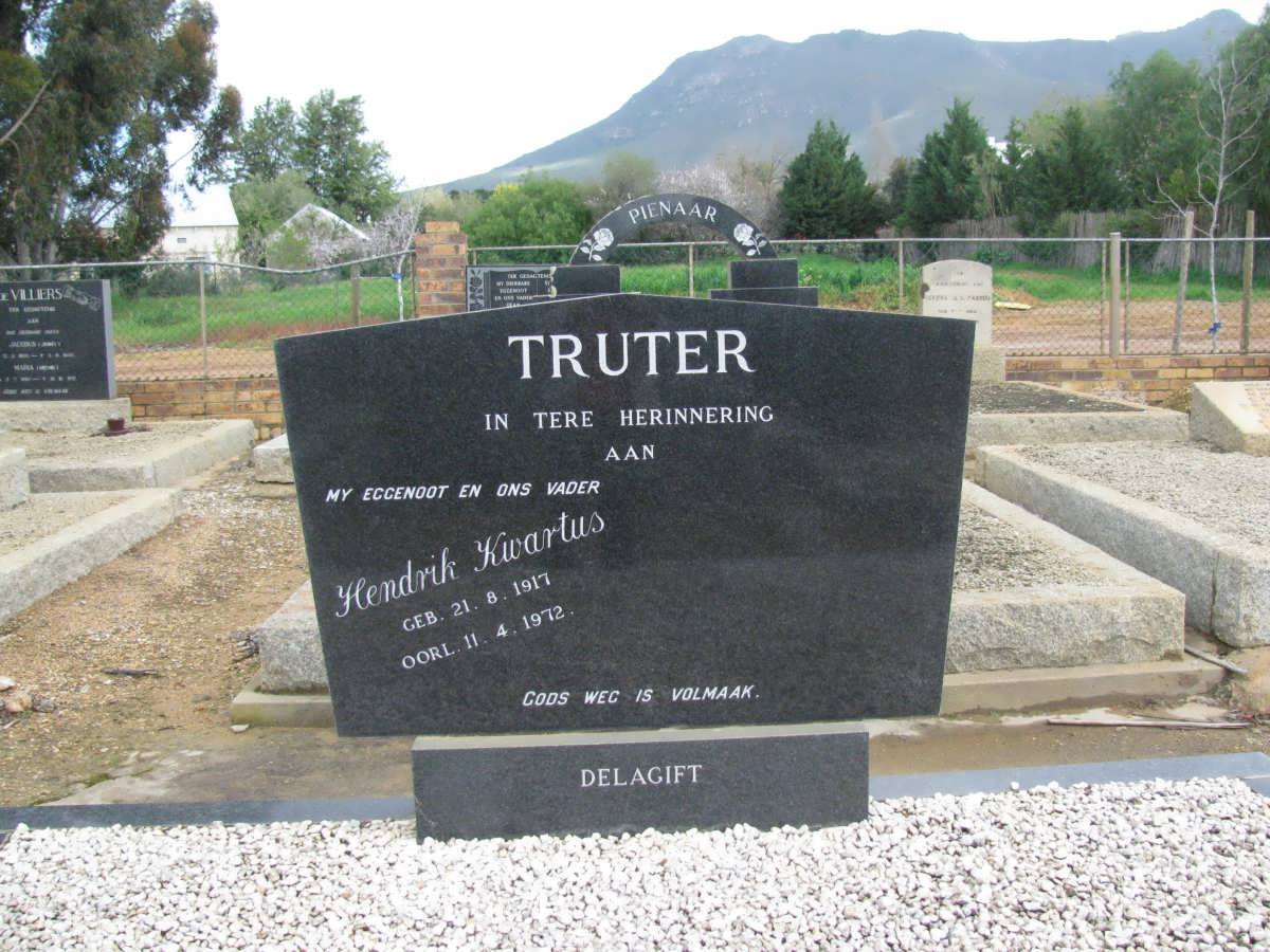 TRUTER Hendrik Kwartus 1917-1972