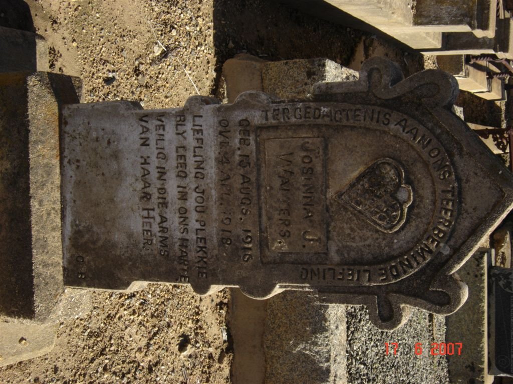 WALTERS Josinna J. 1916-1918