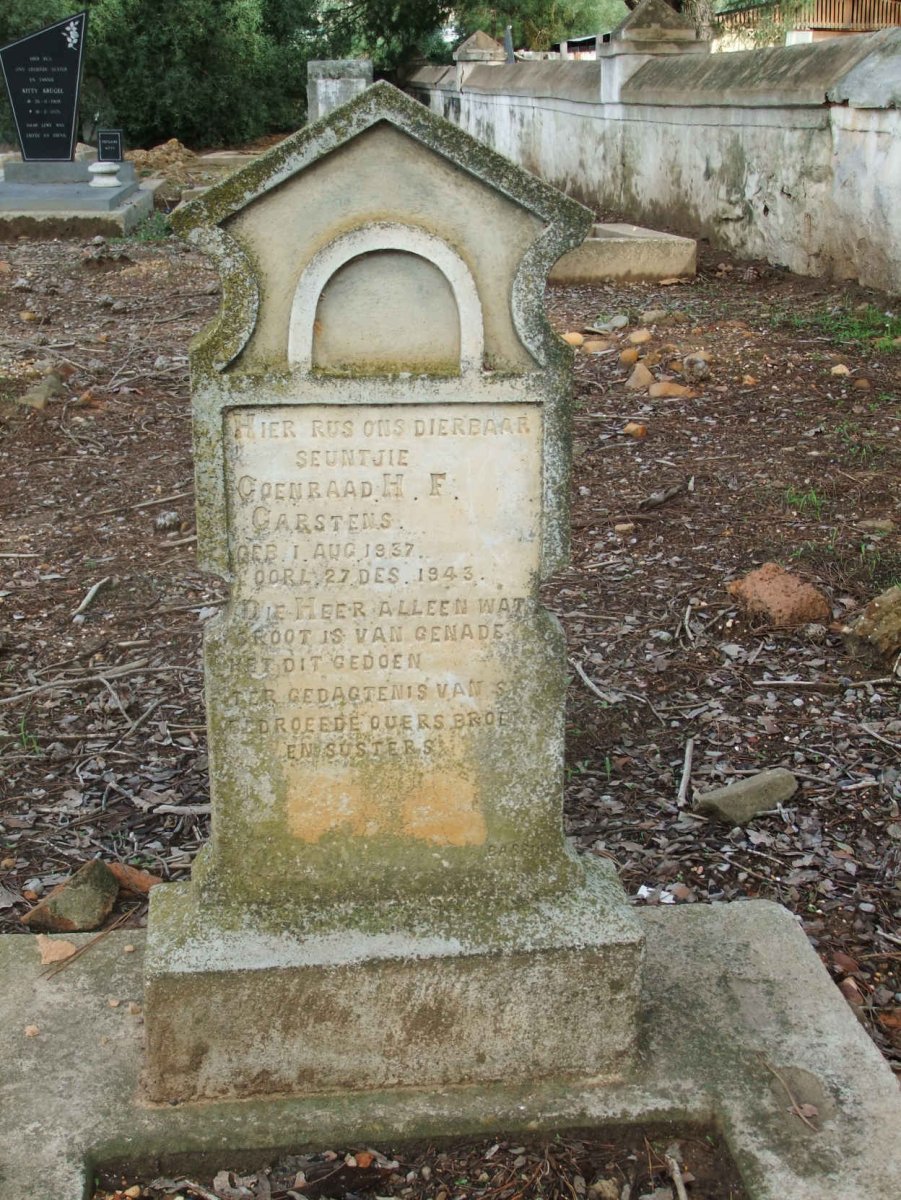 CARSTENS Coenraad H.F. 1937-1943