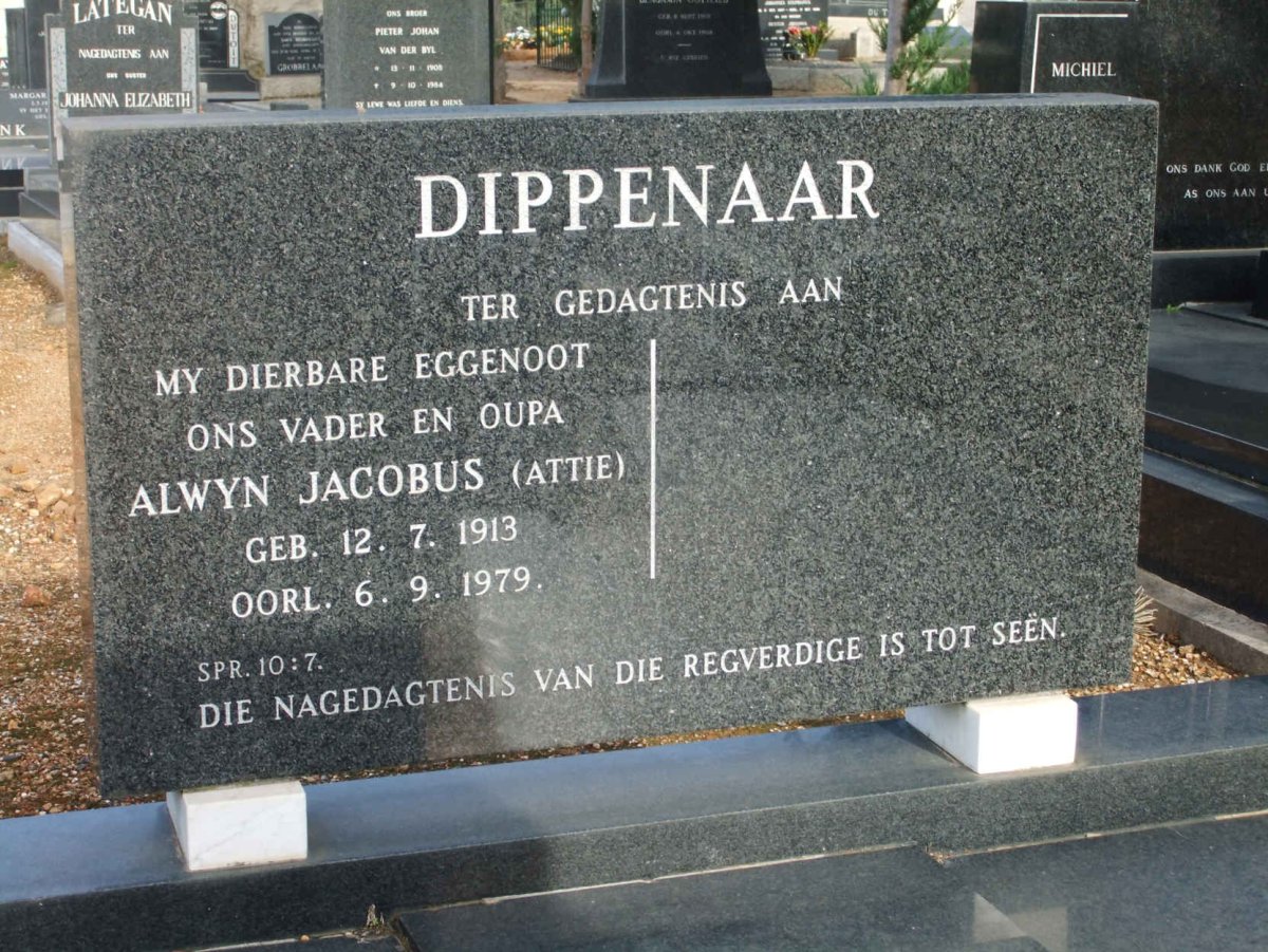 DIPPENAAR Alwyn Jacobus 1913-1979