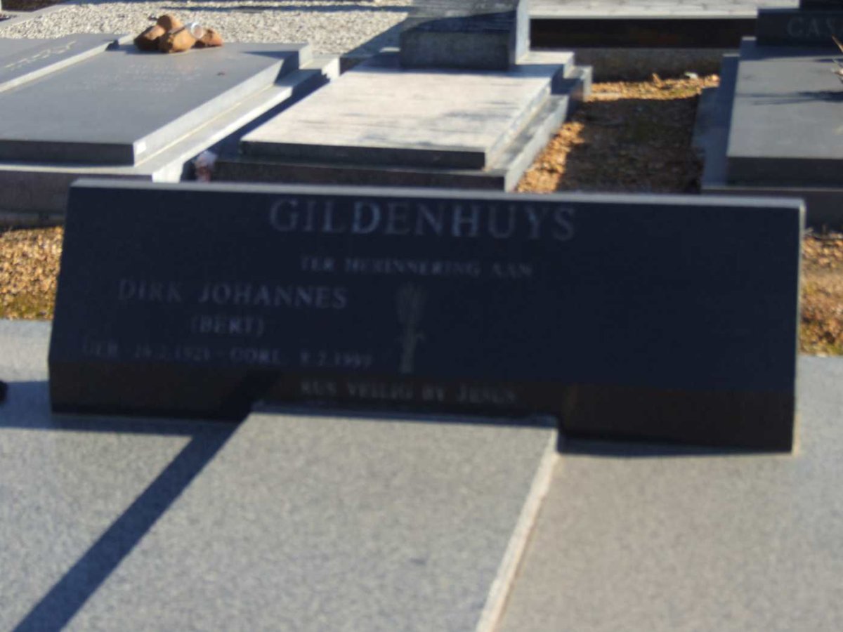 GILDENHUYS Dirk Johannes