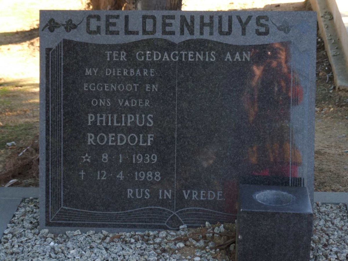 GELDENHUYS Philipus Roedolf 1939-1988