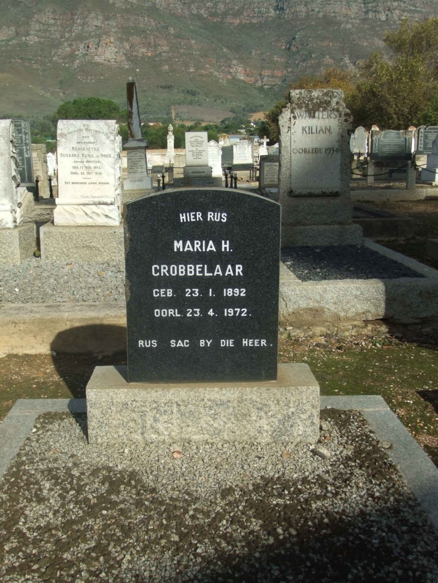 GROBBELAAR Maria H. 1892-1972