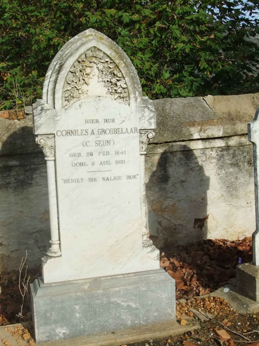 GROBBELAAR Corniles A. 1841-1931