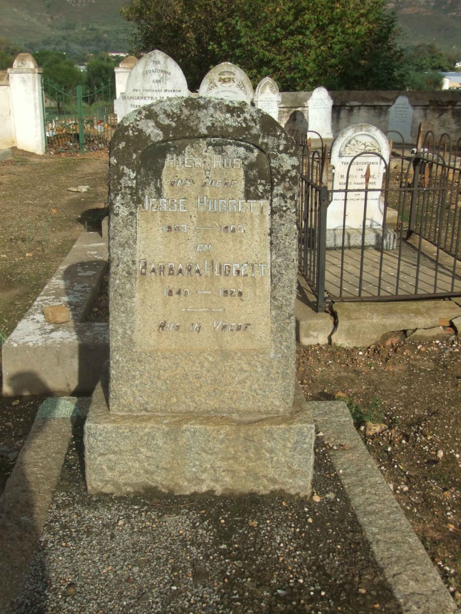 HUGGETT Jesse 1833-1905  &amp; Barbara 1840-1926