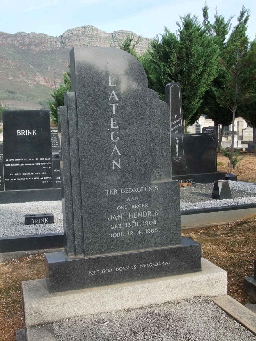 LATEGAN Jan Hendrik 1908-1965