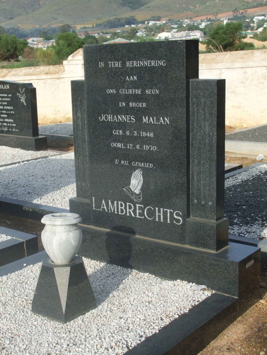 LAMBRECHTS Johannes Malan 1946-1970