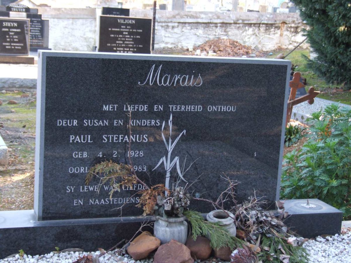 MARAIS Paul Stefanus 1928-1983