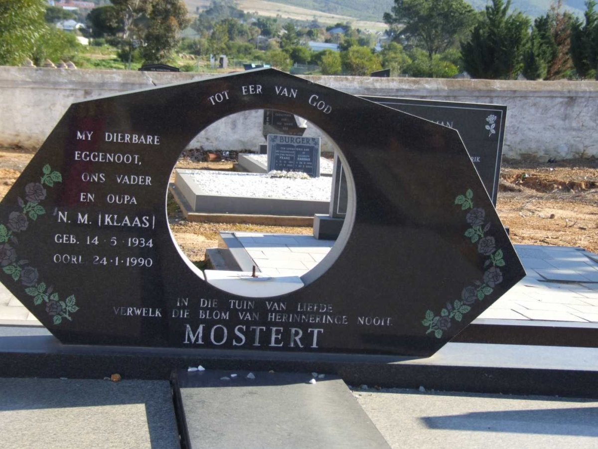 MOSTERT N.M. 1934-1990