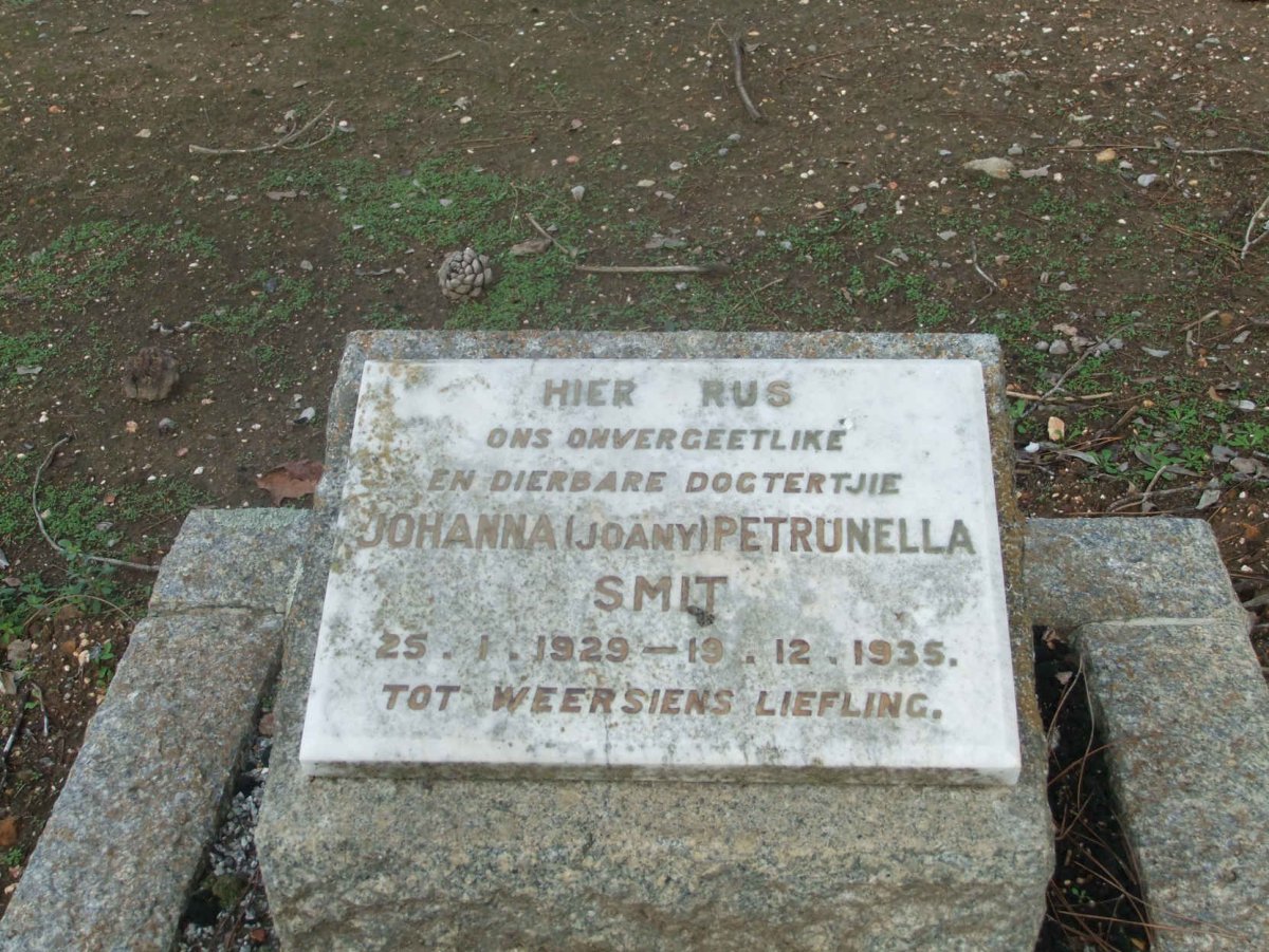 SMIT Johanna Petrunella 1929-1935