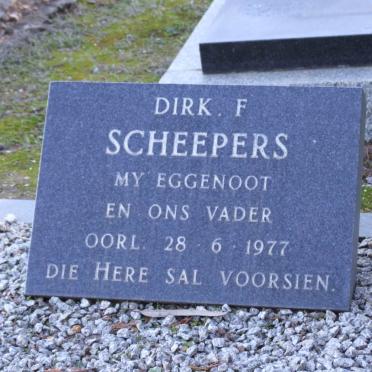 SCHEEPERS Dirk F. -1977