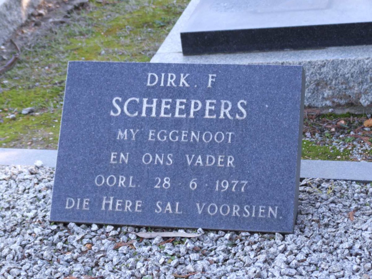 SCHEEPERS Dirk F. -1977
