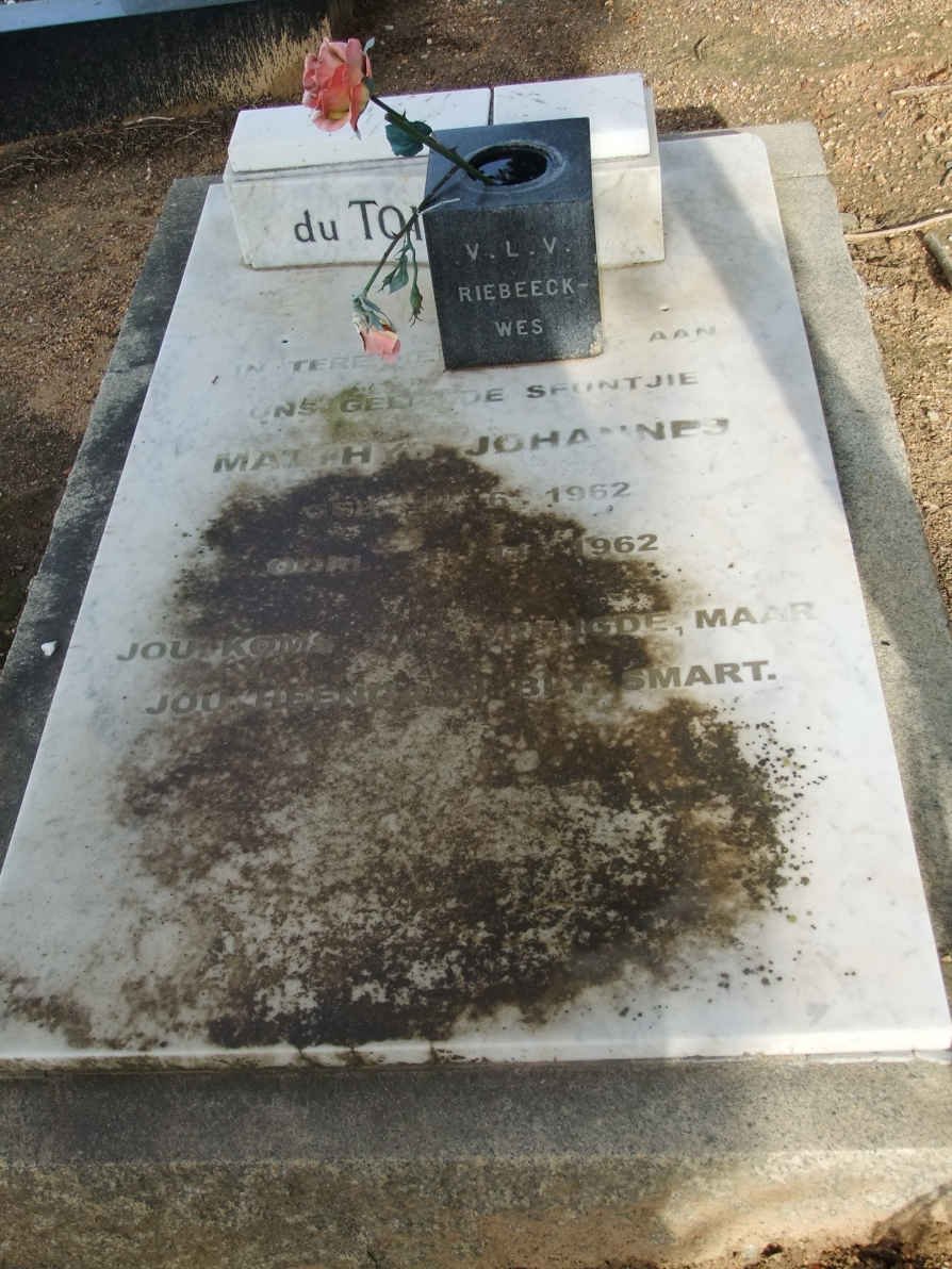 TOIT Mathys Johannes, du 1962-1962