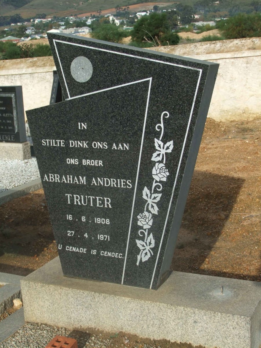 TRUTER Abraham Andries 1908-1971